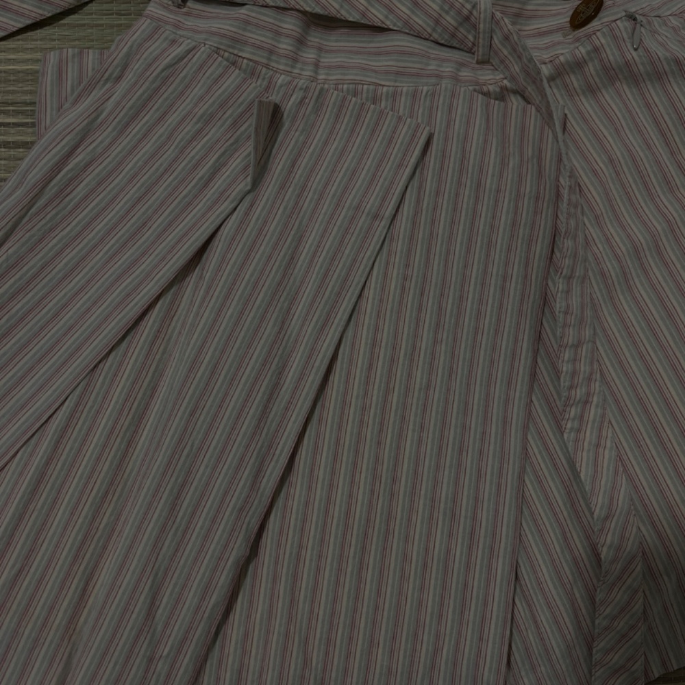 Vivienne Westwood - Candy Striped Assymetrical Pleated Skirt - Picture 7 of 11